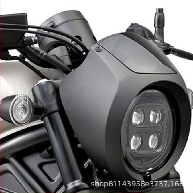 Prednje staklo za Honda CM300/CM500 Rebel s retro deflektorom i poklopcem svjetla