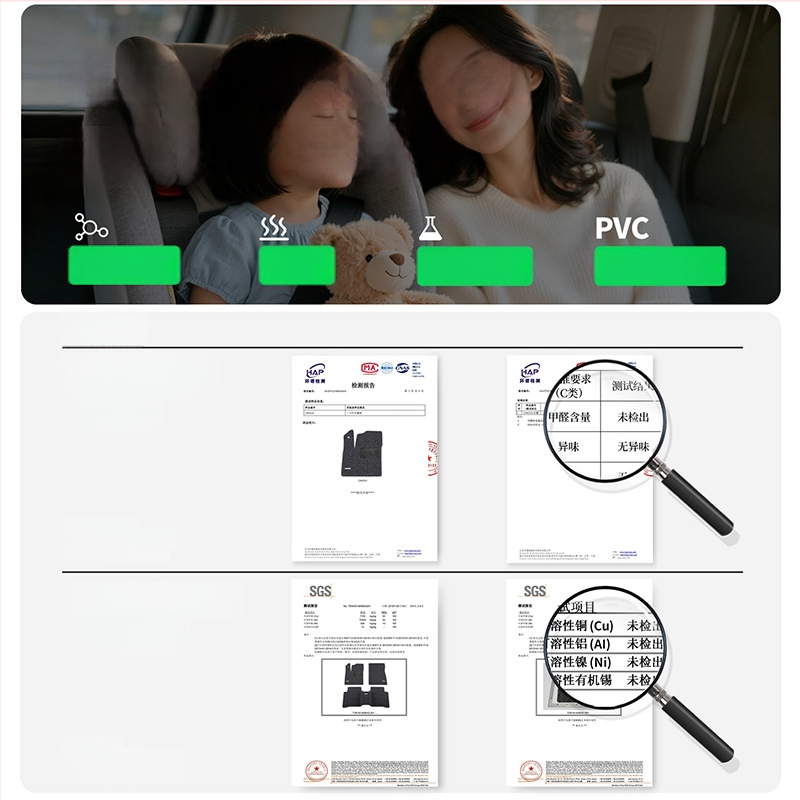 Automobilska prostirka za stopala s punim obodom, vodootporna i otporna na mrlje, za Xiaomi SU7/YU7
