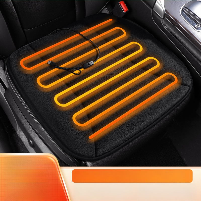Grijani jastučić za sjedište automobila s USB-om, 12V/24V električna deka za cijeli automobil