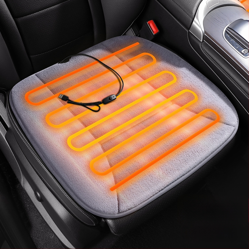 Grijani jastučić za sjedište automobila s USB-om, 12V/24V električna deka za cijeli automobil