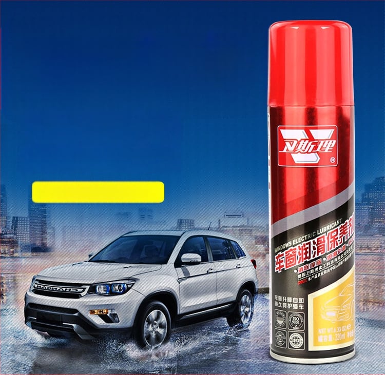 Weisason Υπερηχητικό καθαριστικό για ηλεκτρικά τζάμια παραθύρων με λιπαντικές ιδιότητες; βασικό συστατικό: λιπαντικό για τζάμια παραθύρων; διάρκεια ζωής: 3 χρόνια