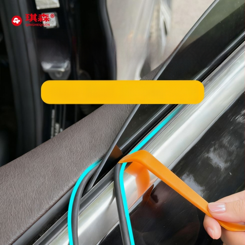 Σφράγιση κενών παραθύρων αυτοκινήτου – καουτσούκ σφράγισης με αφρώδες υλικό, μοντέλο Checsn11-1, πάχος 6 mm, μάρκα Qingheqisen/qisen
