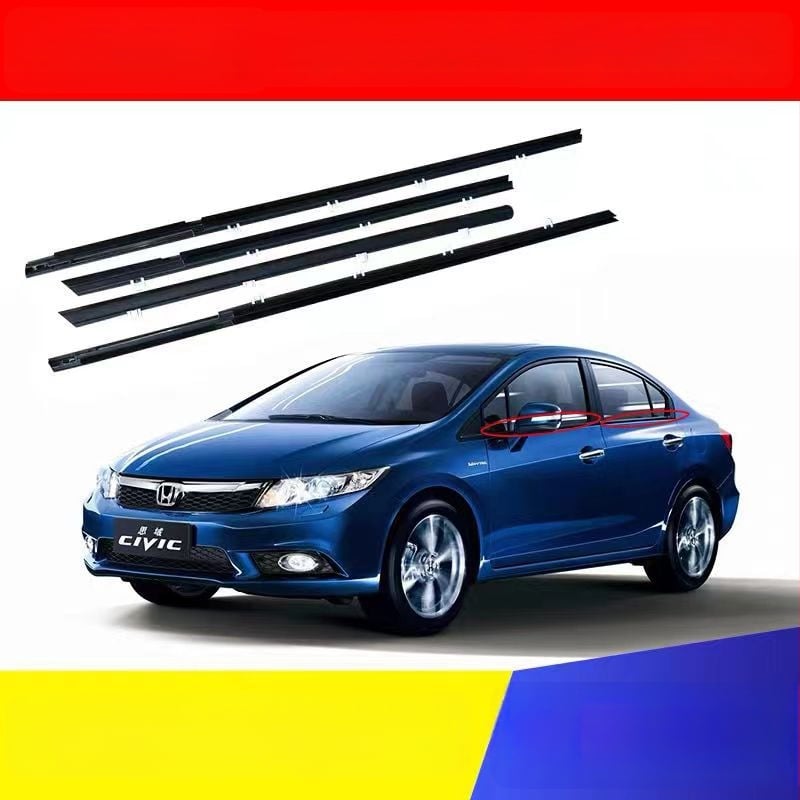 Σφραγιστικό αυτοκινήτου για το παράθυρο Civic (καουτσούκ, εξωτερική άκρη, λωρίδα διατήρησης νερού)