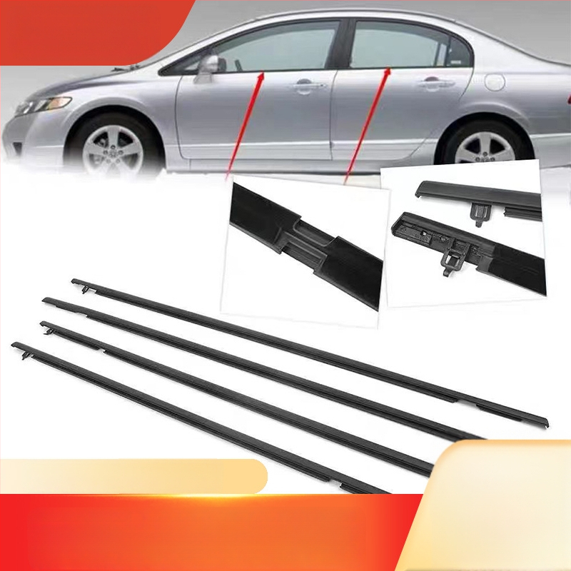 Σφραγιστικό αυτοκινήτου για το παράθυρο Civic (καουτσούκ, εξωτερική άκρη, λωρίδα διατήρησης νερού)