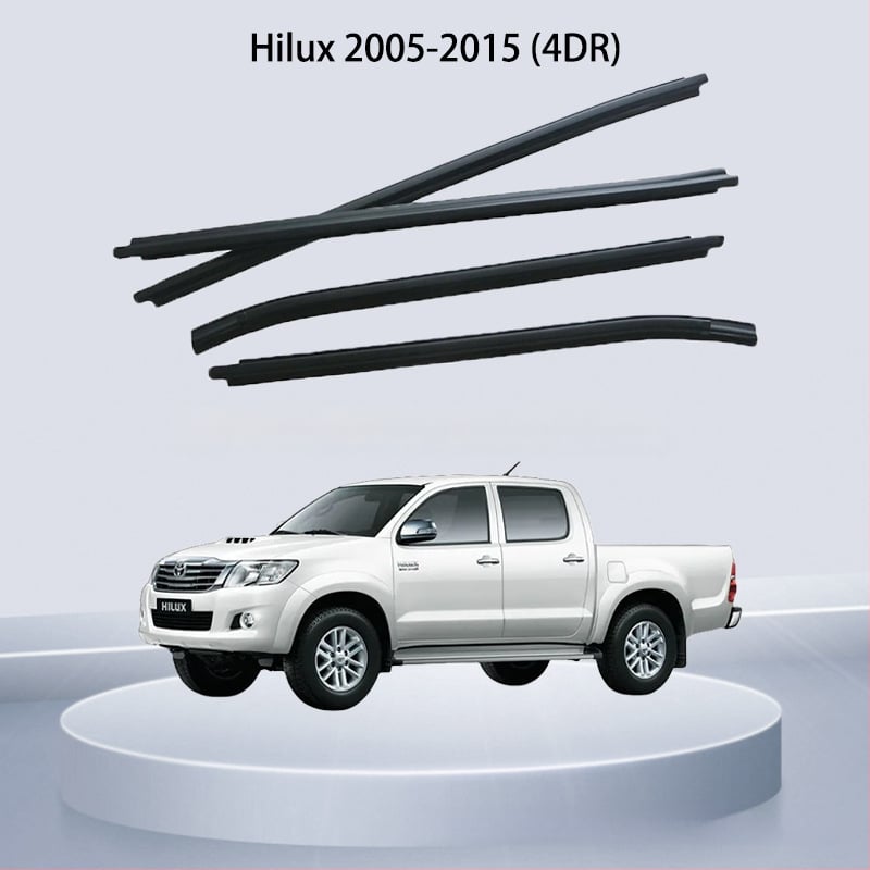 Λωρίδα στεγανοποίησης αυτοκινήτου για τα παράθυρα, καουτσούκ, μάρκα Aero Cloud, μοντέλο Hirax 2006-2015, για Toyota Hilux