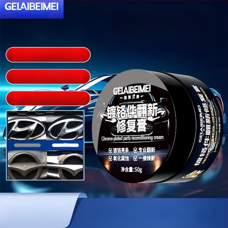 Πάστα επαναχρωμίωσης χρωμιωμένων εξαρτημάτων αυτοκινήτων για τα παράθυρα – Μοντέλο G172, Απομάκρυνση οξειδώσεων, 3ετής διάρκεια ζωής, Grebeme
