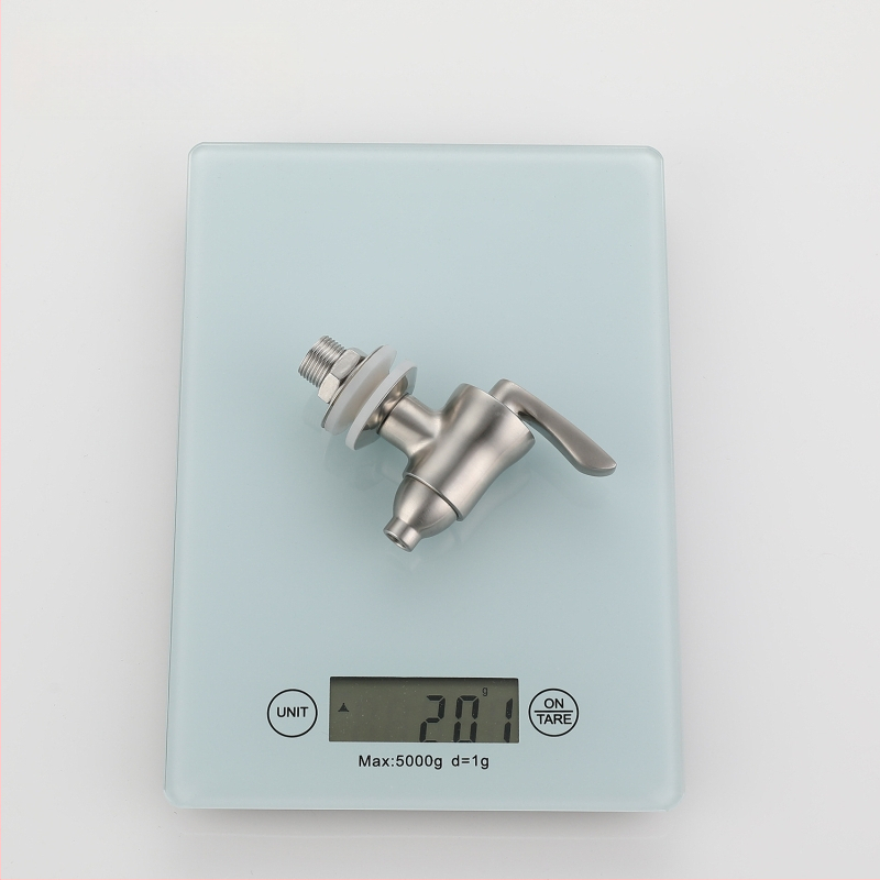 Kran od 304 nehrđajućeg čelika – miješajući, keramnički ventil, 13 mm ulaz/izlaz, radna temperatura 100°C