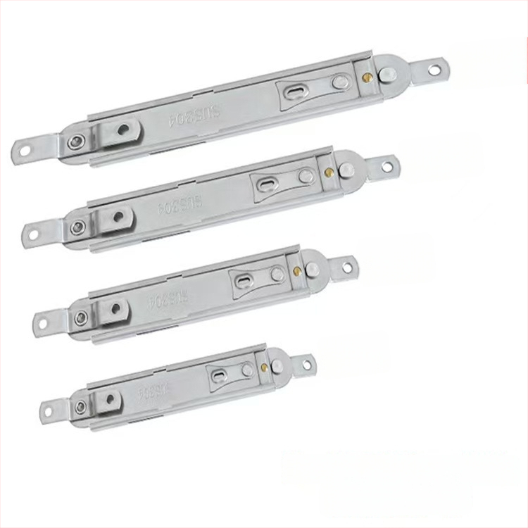 Telescopic wind brace pentru ferestre cu deschidere spre exterior, din oțel inoxidabil 304, compatibil cu pereți cortină