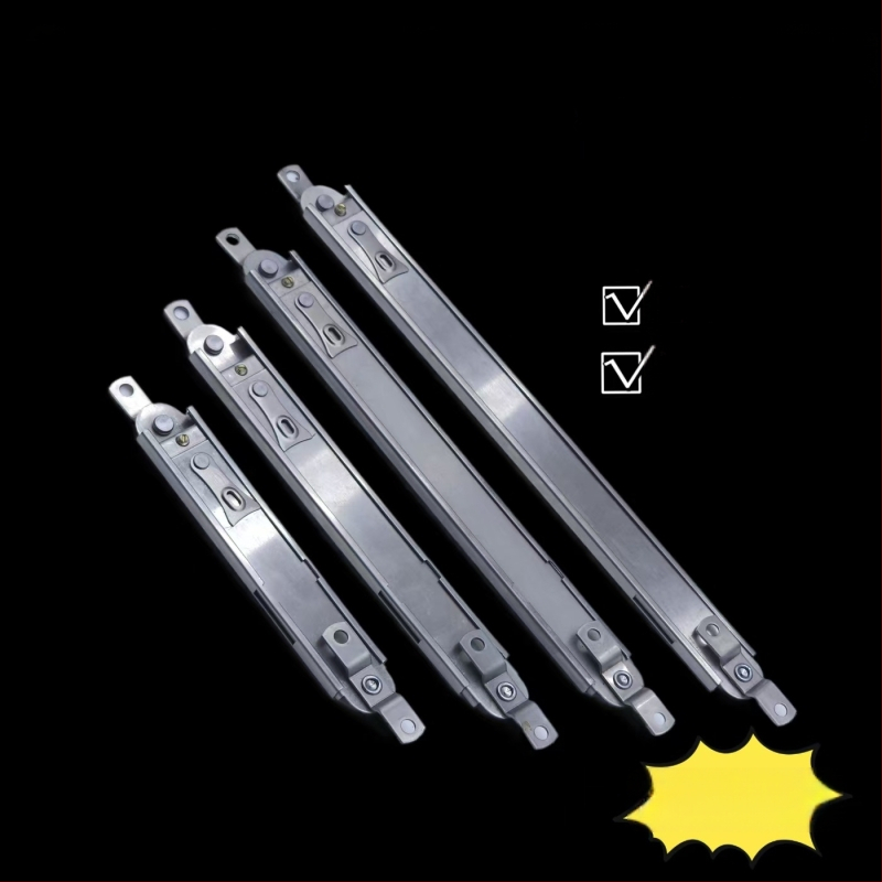 Telescopic wind brace pentru ferestre cu deschidere spre exterior, din oțel inoxidabil 304, compatibil cu pereți cortină