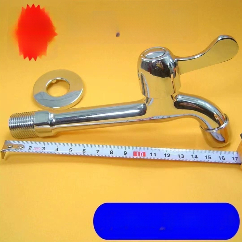 Proširena slavina za mop sudoper, 17 cm produženje, teška izrada, hladna voda, brzo otvaranje, model 5897