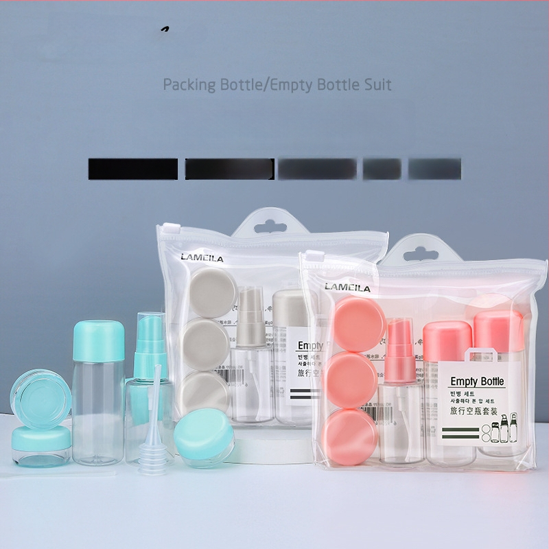 Lamella σετ 8 τεμαχίων ταξιδιωτικά μπουκαλάκια ψεκασμού με αντλία και άδειες φιάλες δειγμάτων, χωρητικότητα 45 ml