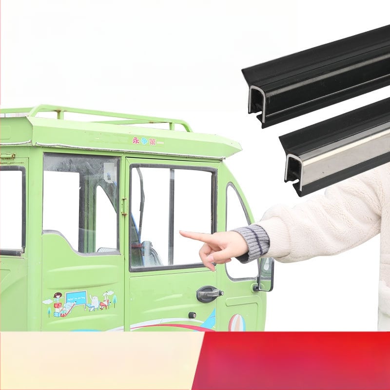 Λωρίδα σφράγισης θυρών και παραθύρων — καουτσούκ, καθολική εφαρμογή, για ηλεκτρικό τρίκυκλο με κλειστό όχημα