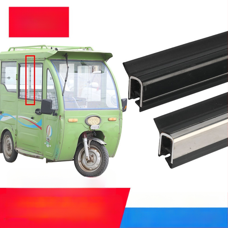 Λωρίδα σφράγισης θυρών και παραθύρων — καουτσούκ, καθολική εφαρμογή, για ηλεκτρικό τρίκυκλο με κλειστό όχημα
