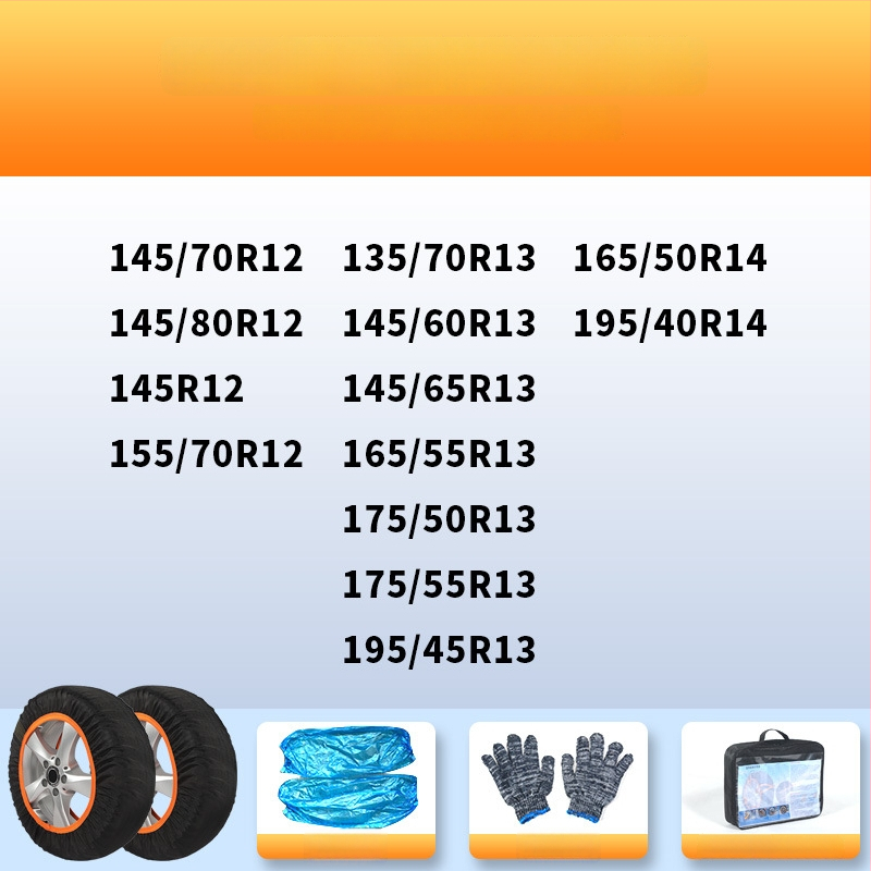 Αντιολισθητικές κάλτσες για ελαστικά για όλα τα μοντέλα – χειμερινή προστασία ελαστικών, βάρος 900–1200, δυνατότητα προσαρμογής