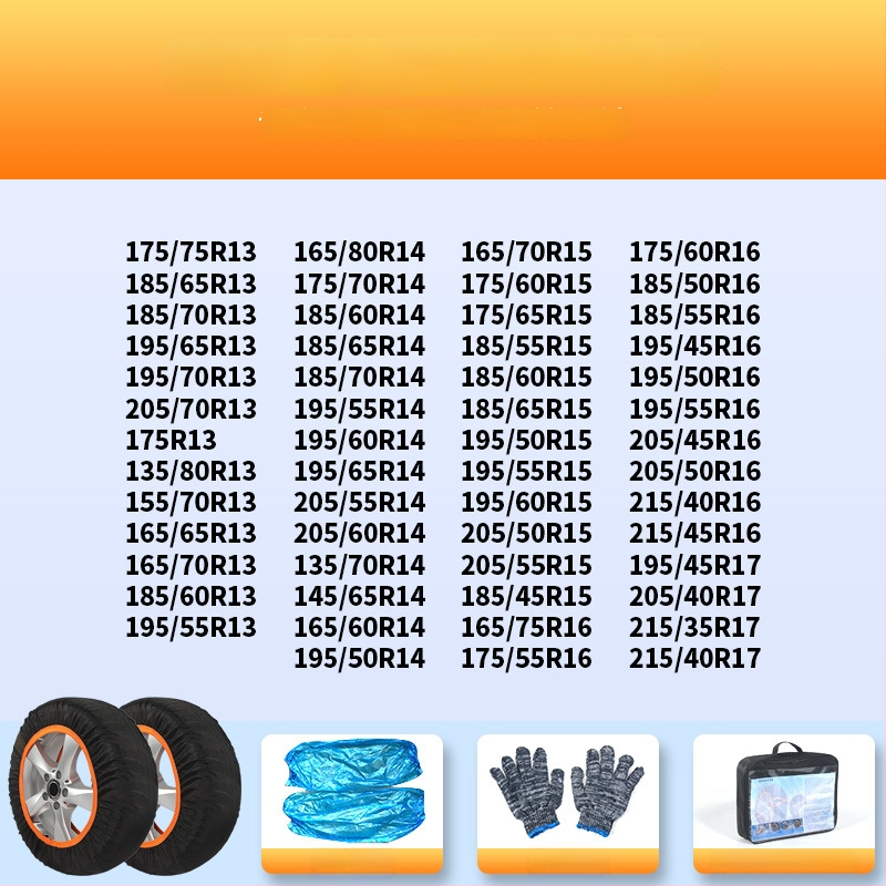 Αντιολισθητικές κάλτσες για ελαστικά για όλα τα μοντέλα – χειμερινή προστασία ελαστικών, βάρος 900–1200, δυνατότητα προσαρμογής