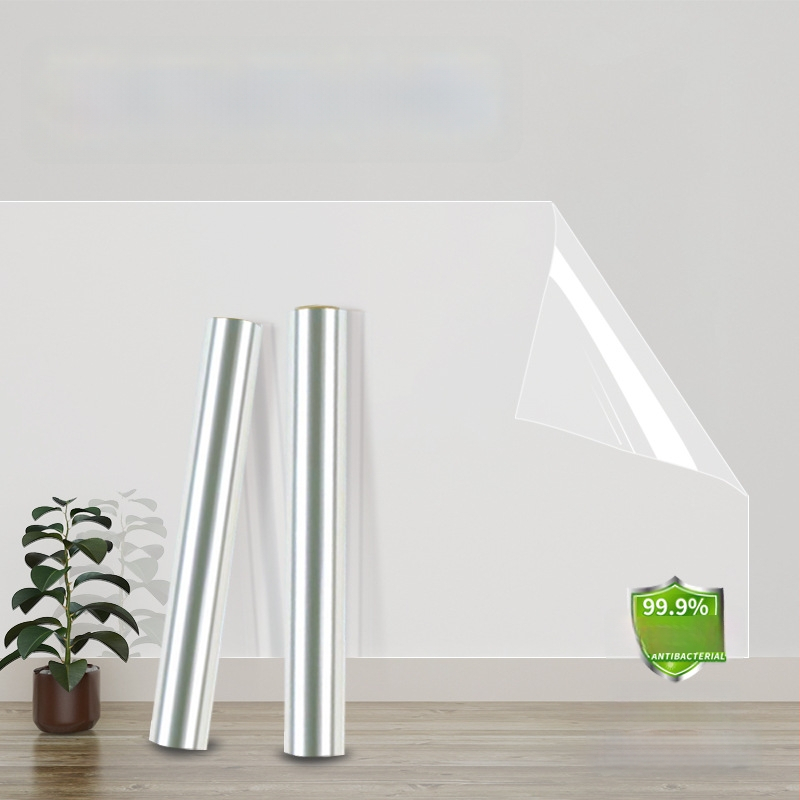 Φιλμ προστασίας τοίχου - PP υλικό, αυτοκόλλητο, αδιάβροχο, αντι-βρωμιά, ανθεκτικό στη μούχλα, κατάλληλο για σαλόνι, μονοχρωματικό σχέδιο.