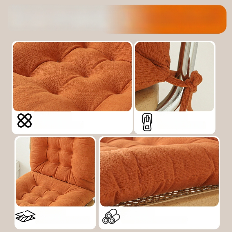 Integrirani jastučić za sjedalo stolca – Chenille materijal, punilo od poliester vlakana, moderan stil, za dnevni boravak, spavaću sobu, studij i ured, šifra ZD-C096