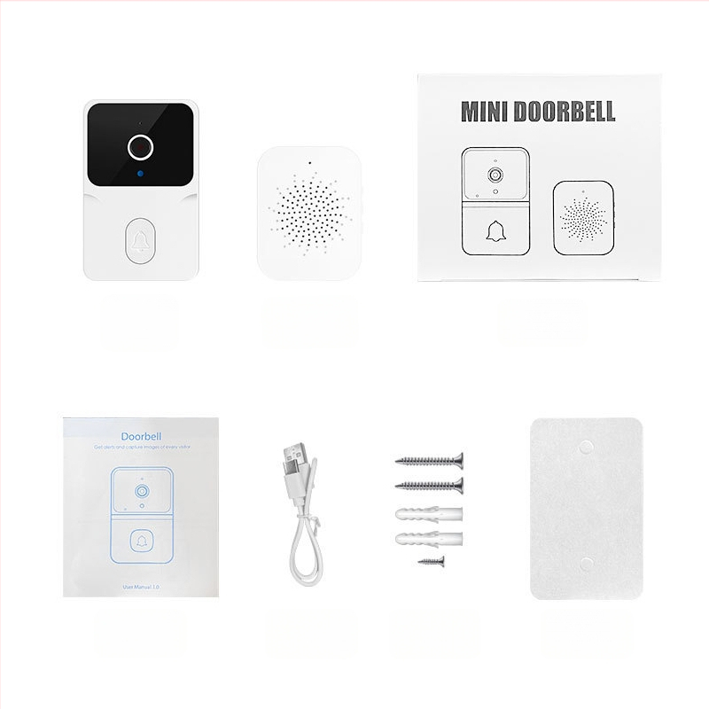 Videointerfon inteligent pentru interior și exterior, cu comunicare bidirecțională, cameră IP 1080p