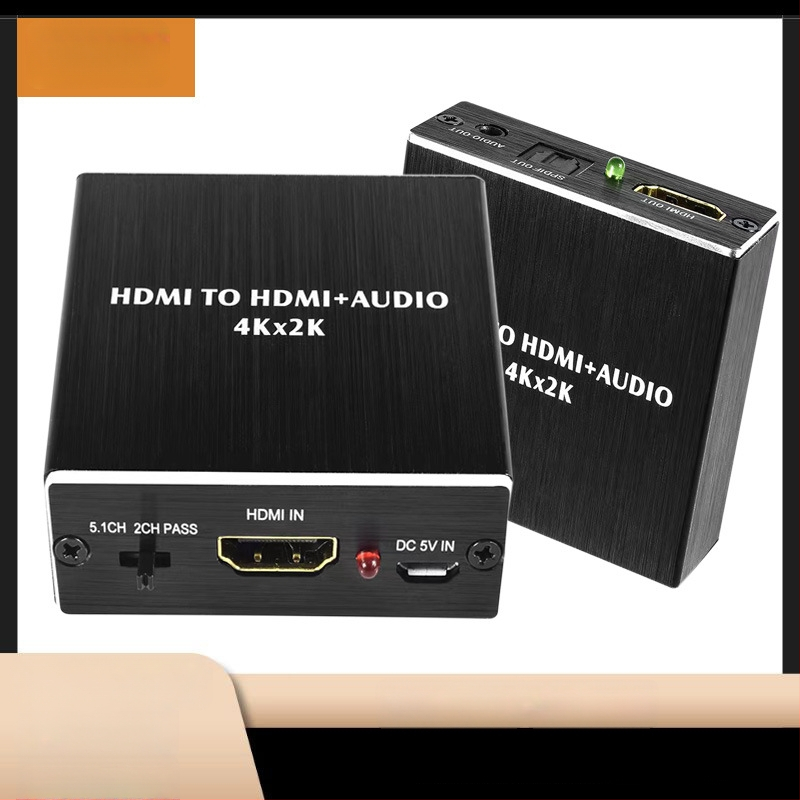 4K HDMI audio ekstraktor/splitter/dekoder s optičkim S/PDIF 3,5