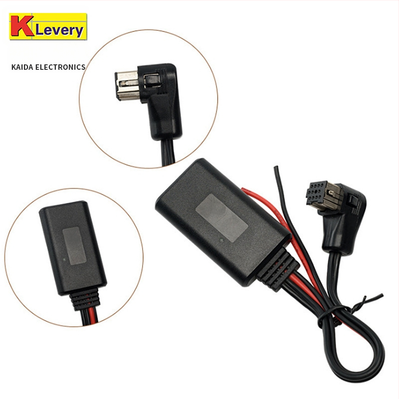 Novi auto Bluetooth Pioneer 12P četverokutni konektor s tinovanim bakrenim vodom, AUX audio kabel za reprodukciju zvuka