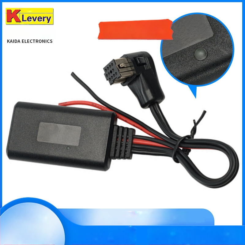 Novi auto Bluetooth Pioneer 12P četverokutni konektor s tinovanim bakrenim vodom, AUX audio kabel za reprodukciju zvuka