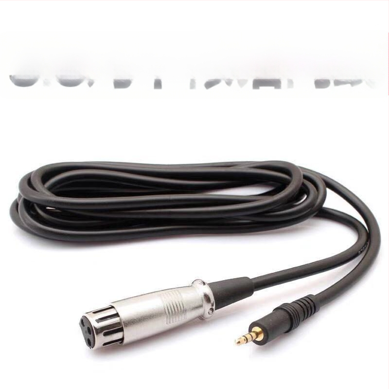 Kabel za kondenzatorni mikrofon, XLR ženski na 3,5 mm priključak, duljina 2,5 m
