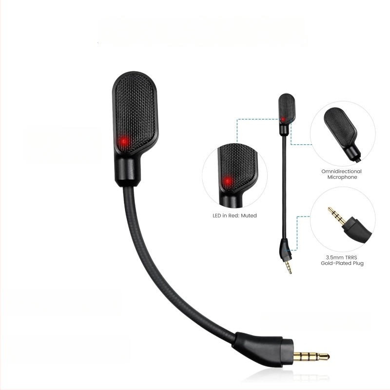 Mikrofon za HyperX gaming slušalice s osvjetljenjem i redukcijom šuma