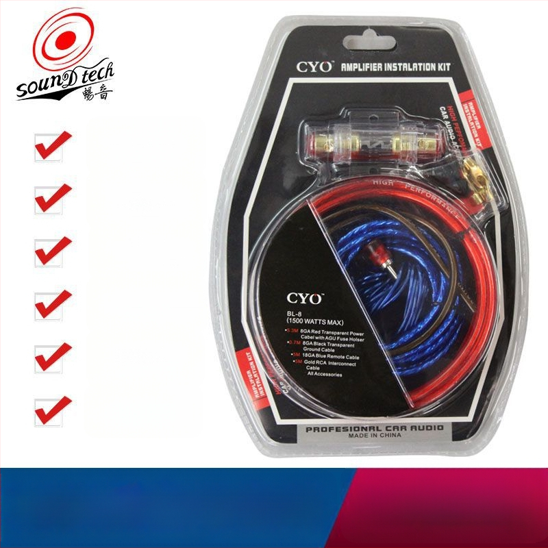 10 AWG napajajući kabel za auto audio sustav i kabel za povezivanje subwoofer pojačala
