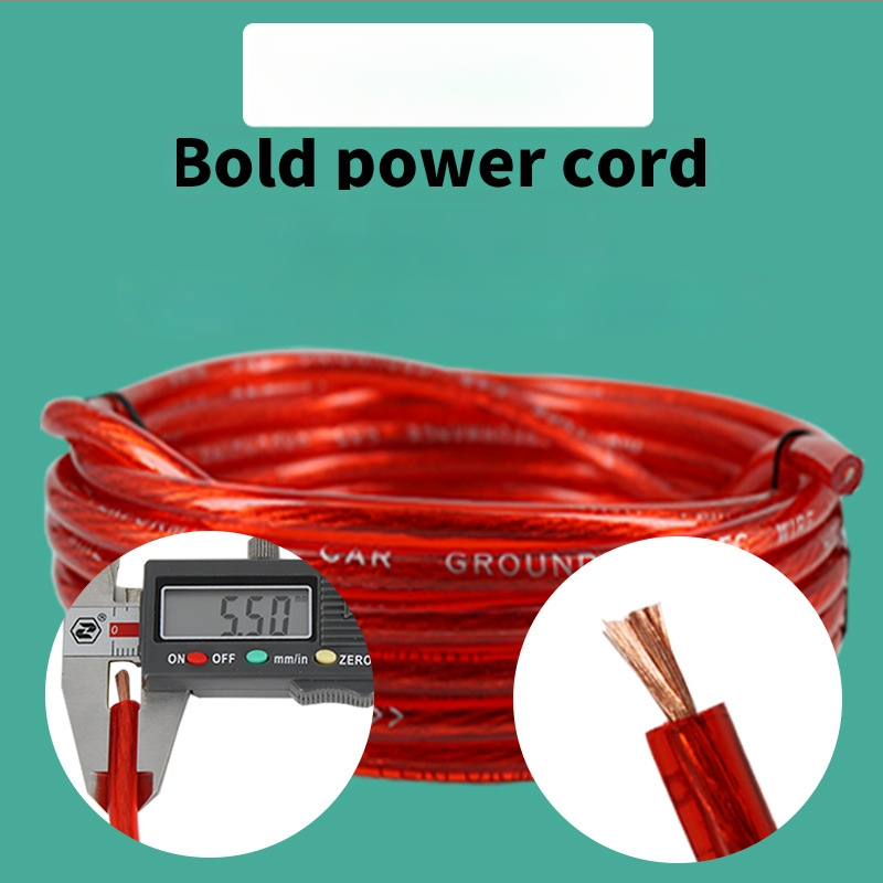 10 AWG napajajući kabel za auto audio sustav i kabel za povezivanje subwoofer pojačala
