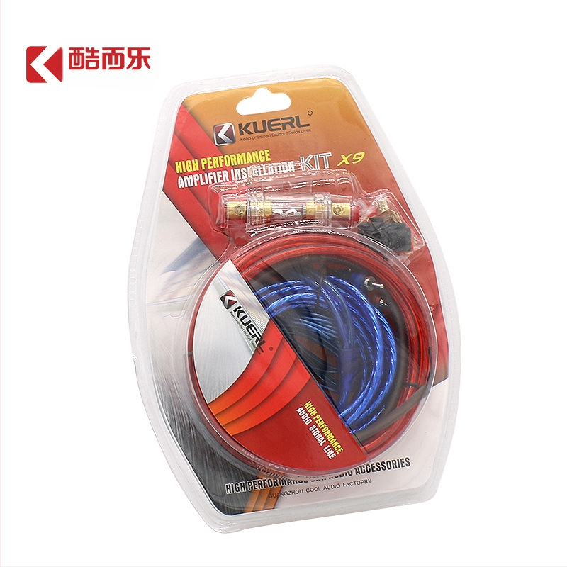 X9 Set kablova za subwoofer u automobilski audio sustav, 10 AWG kabel za pojačalo