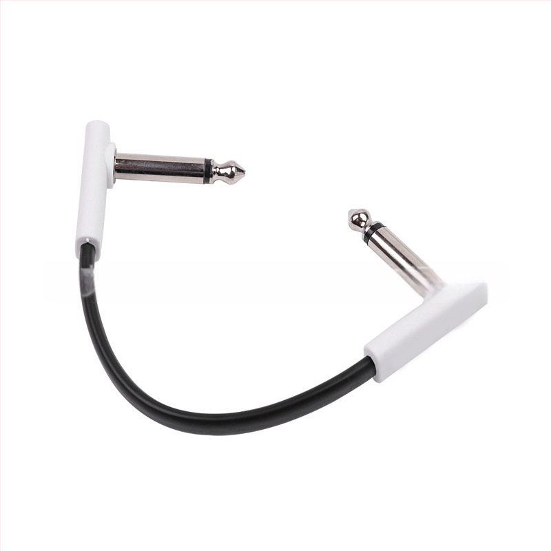 Kabel za gitarske efekte 6,35 mm – plosna glava ili dvostruko savijeni priključak