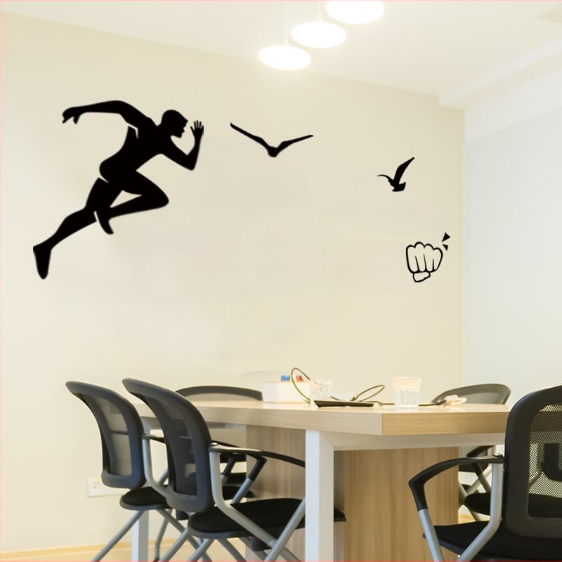 Αυτόκολλητο τοίχου για τάξη με μοτίβο κινουμένων σχεδίων, PVC, αδιάβροχο, 1 τεμάχιο, διακοσμητικό