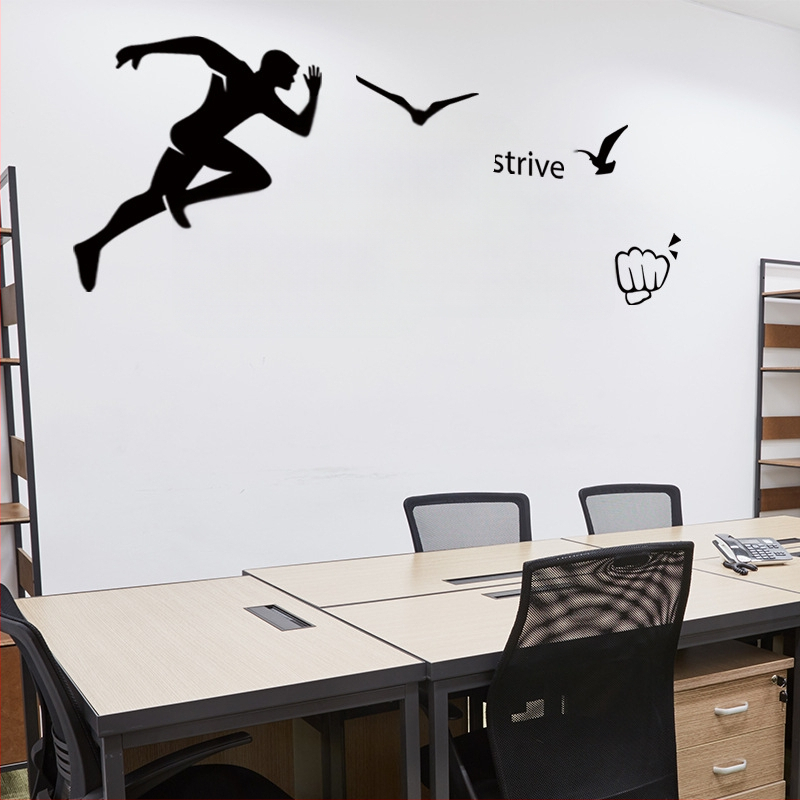 Αυτόκολλητο τοίχου για τάξη με μοτίβο κινουμένων σχεδίων, PVC, αδιάβροχο, 1 τεμάχιο, διακοσμητικό