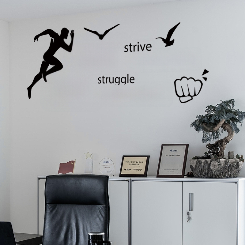 Αυτόκολλητο τοίχου για τάξη με μοτίβο κινουμένων σχεδίων, PVC, αδιάβροχο, 1 τεμάχιο, διακοσμητικό