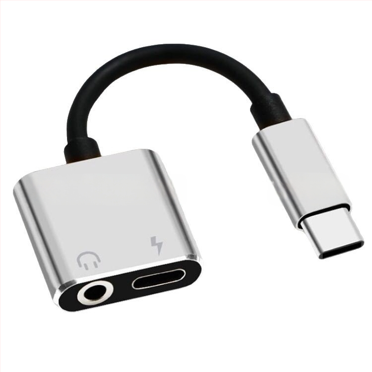 Αντάπτορας USB-C ήχου και φόρτισης 2-σε-1 με θύρα 3.5 mm, μοντέλο JBC067, μάρκα MAMH, συμβατό με Huawei/Xiaomi Android τηλέφωνα