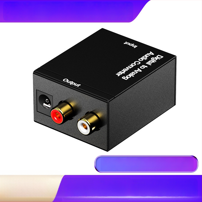 XWD-09 Digitalno-analogni pretvarač zvuka s koaksijalnim i optičkim ulazom, kompatibilan s PS5