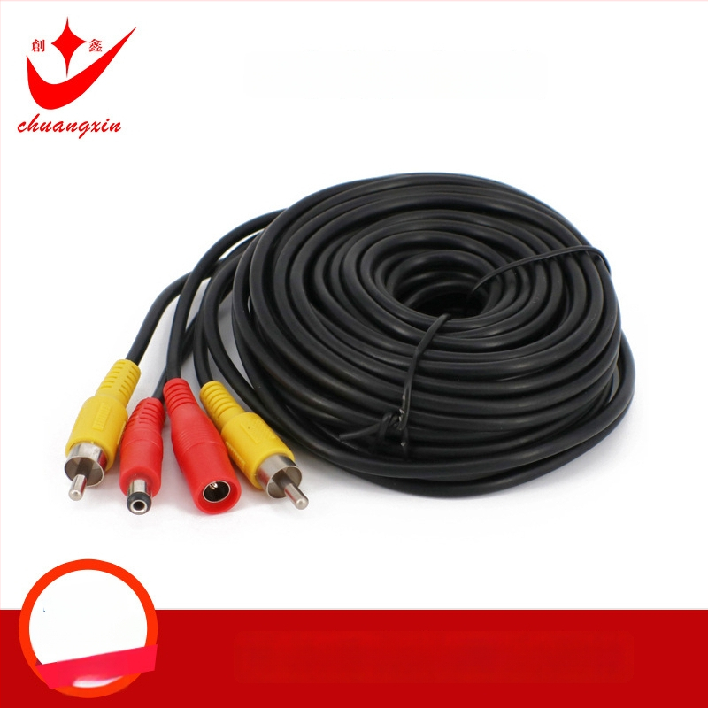 15 m AV+DC ili RCA+DC video napajni kabel za vozila