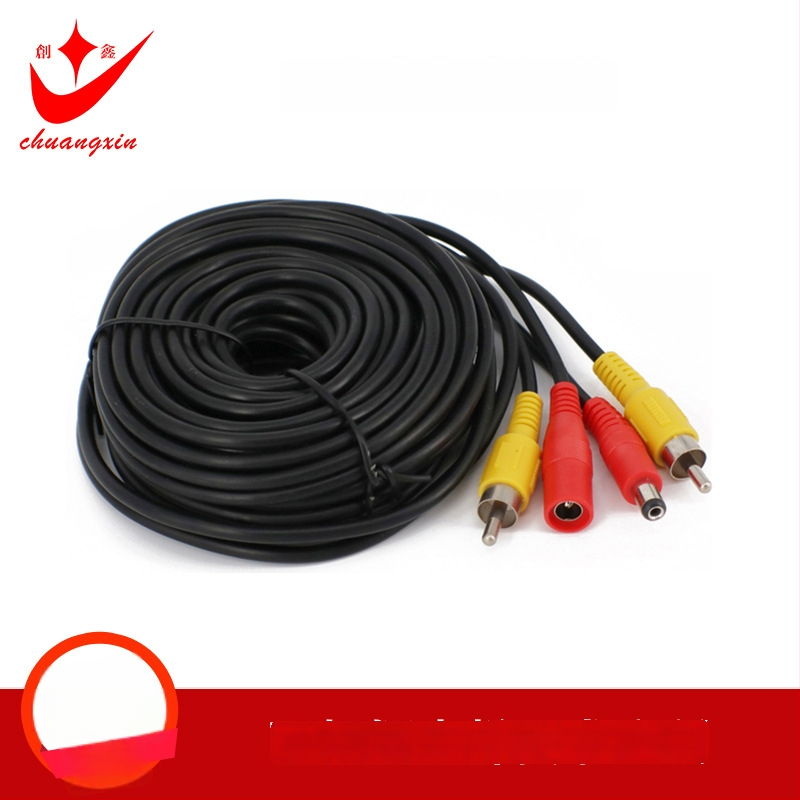 15 m AV+DC ili RCA+DC video napajni kabel za vozila