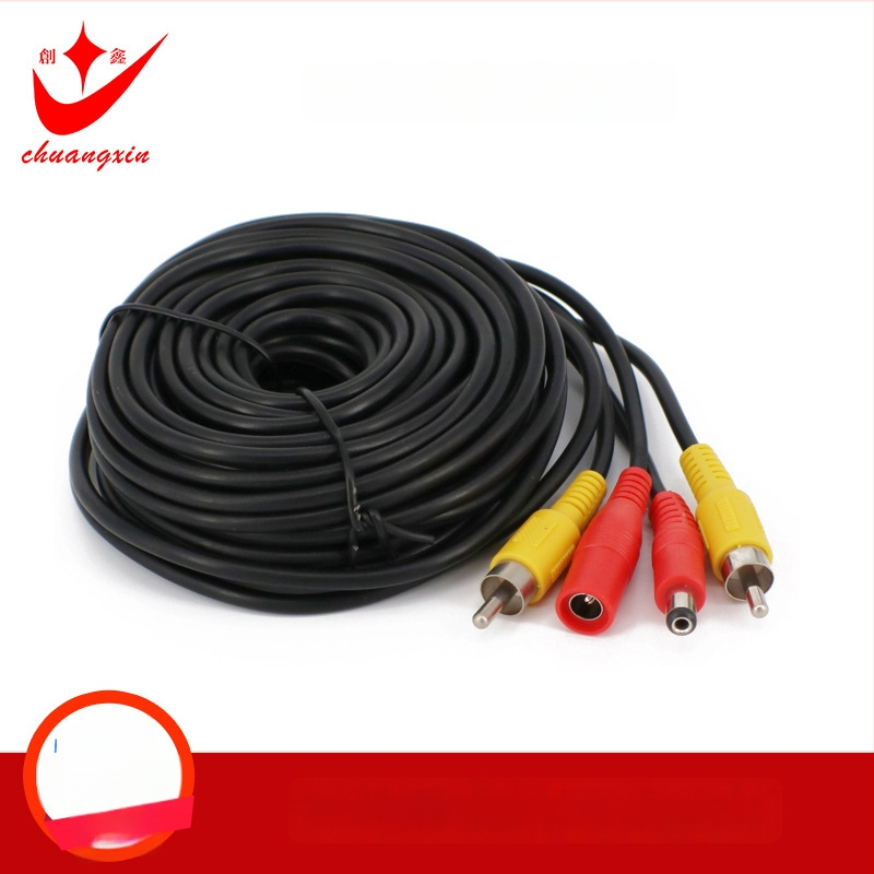 15 m AV+DC ili RCA+DC video napajni kabel za vozila