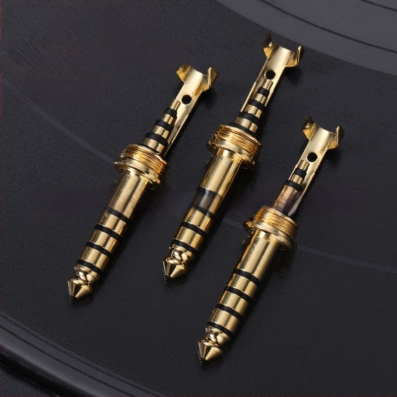 Songying Technology 4,4 mm izbalansirani priključak, bakreno jezgro, bez magnetskih svojstava, pozlaćen, 3U za DIY nadogradnju kabela