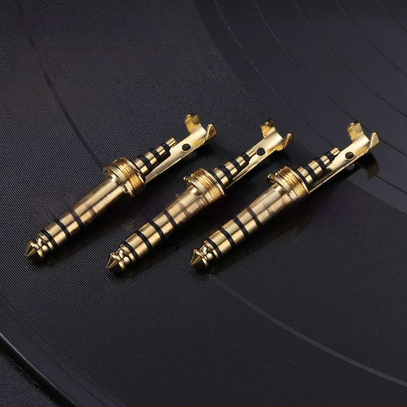 Songying Technology 4,4 mm izbalansirani priključak, bakreno jezgro, bez magnetskih svojstava, pozlaćen, 3U za DIY nadogradnju kabela