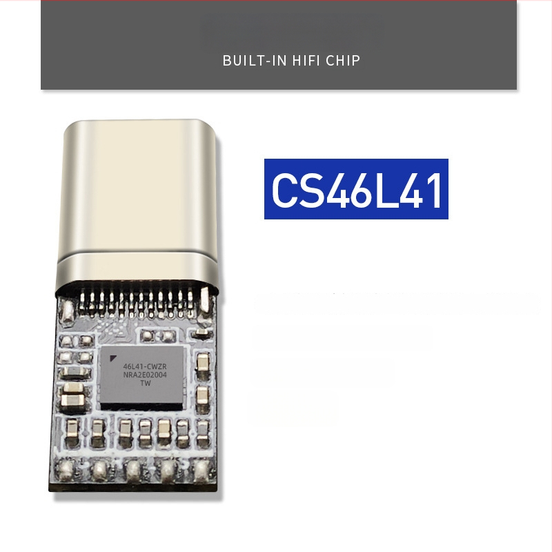 Chang Sheng CS46L41 Type-C Hi-Fi DAC ακουστικά με ενσωματωμένο ενισχυτή για κινητά