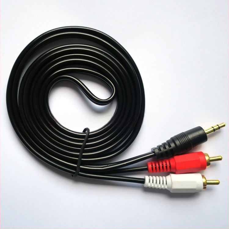 3,5 mm audio kabel s podjelom 1 na 2, plosnat AV priključak, zvuk i video