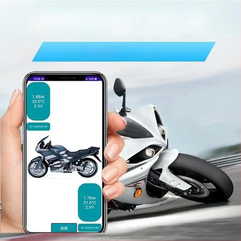Bluetooth TPMS sustav za praćenje tlaka u gumama za automobile i motocikle, povezan s pametnim telefonom