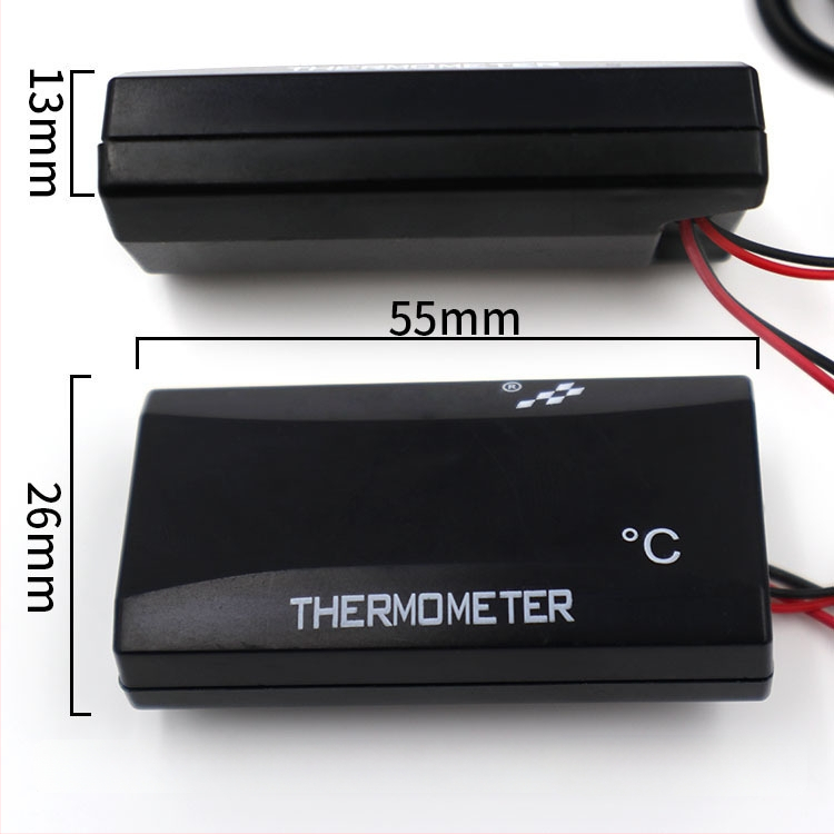 Pokazatelj temperature vode za motocikle s LCD zaslonom, universalan za motocikle i električna vozila
