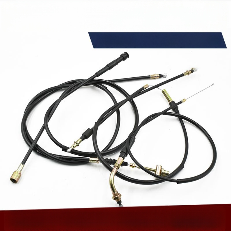 Set kablova za motocikl Jialing JH70: kabel spojke, kabel gasa, prednji kočioni kabel i kabel brojila kilometara