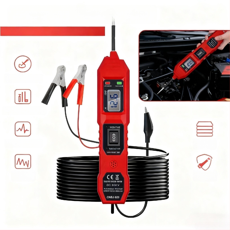 Automobilski tester električnih krugova, višenamjenski detektor, provjera kontinuiteta linije, univerzalni alat 3.5–36V