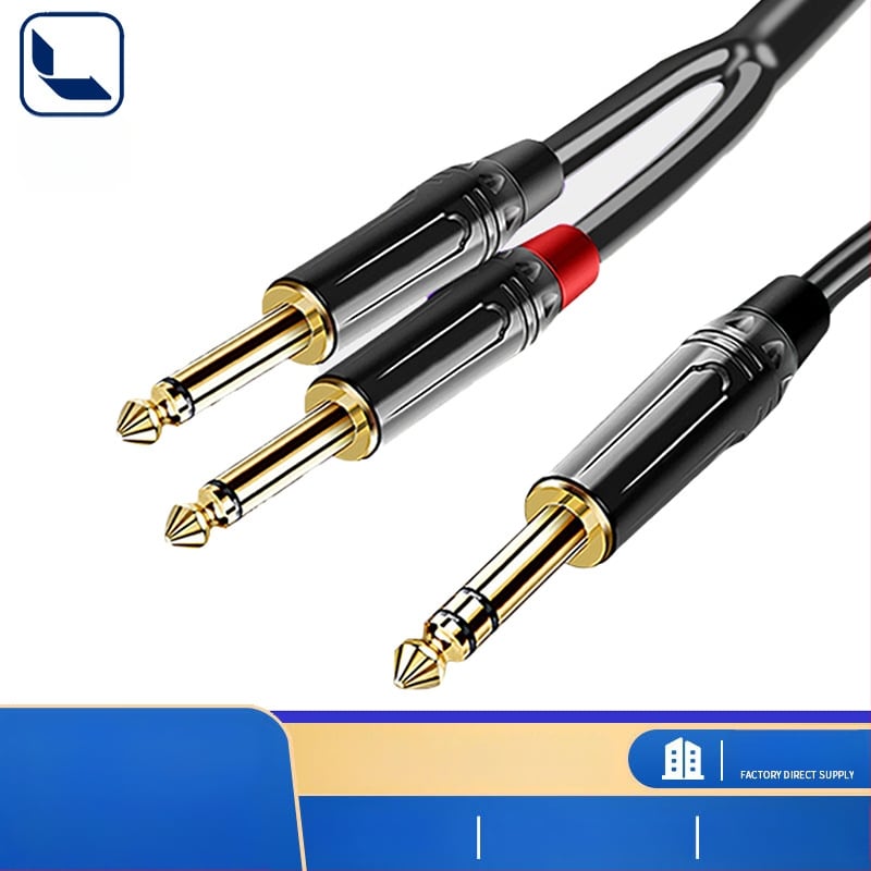 LAITA audio kabel 6,5 mm, iz 3 vodova u 2, Y-razdjelnik za mikser i zvučnik za klavir