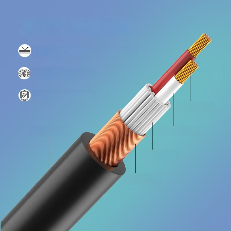 LAITA Izbalansirani audio kabel 6,35 mm na XLR, dvostruki vodič, za mikrofon i mikser