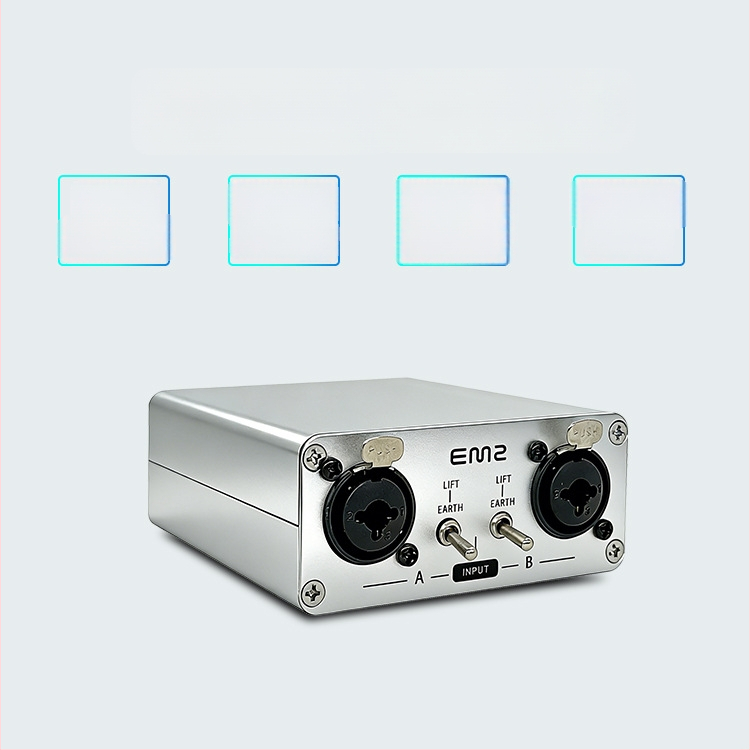 Audio izolator DI box – uklanja šum uz uzemljenje i hum, audio filter, uravnotežena impedancija instrumenta